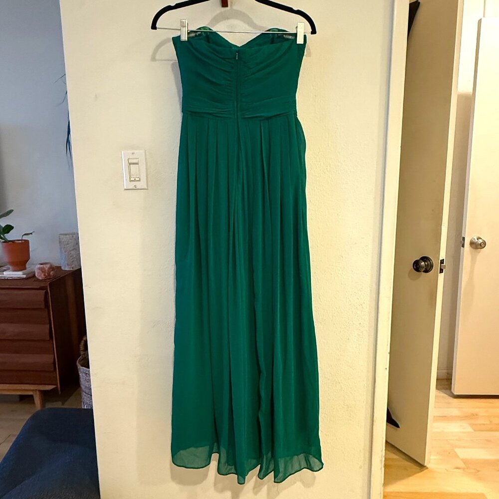 Badgley Mischka Strapless Gown